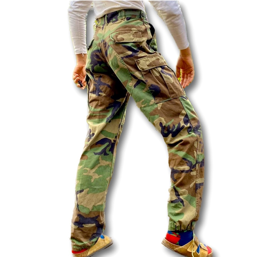 Vintage 1990s Camo Cargo Pants